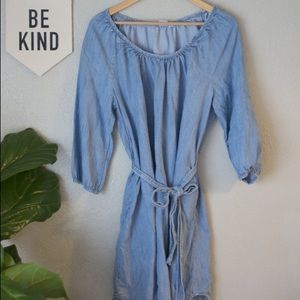 Gap Chambray Bohemian Dress